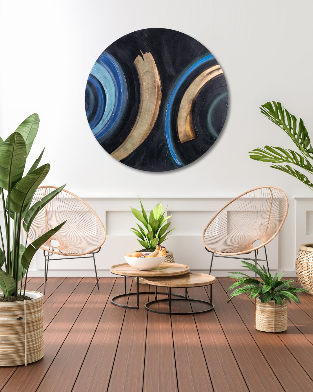 korean art, WAVE - DOKHBI ARTWORKS Mixed Media Painting