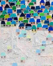 korean art, We are Crossing the New River 2 - DOKHBI ARTWORKS Mixed Media Youyeong Seo