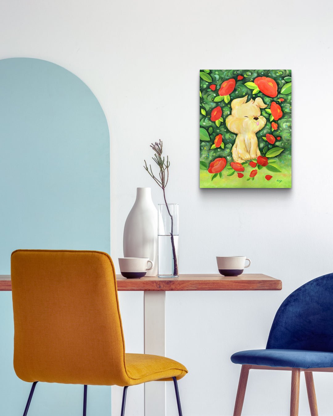 korean art, When camellias bloom - DOKHBI $1000 ARTWORKS Mint