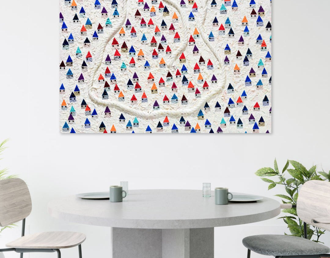 korean art, Where We Belong Together - DOKHBI ARTWORKS Mixed Media Youyeong Seo