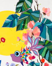 korean art, Whispers of love - DOKHBI ARTWORKS Hwang Jeong Hee Painting