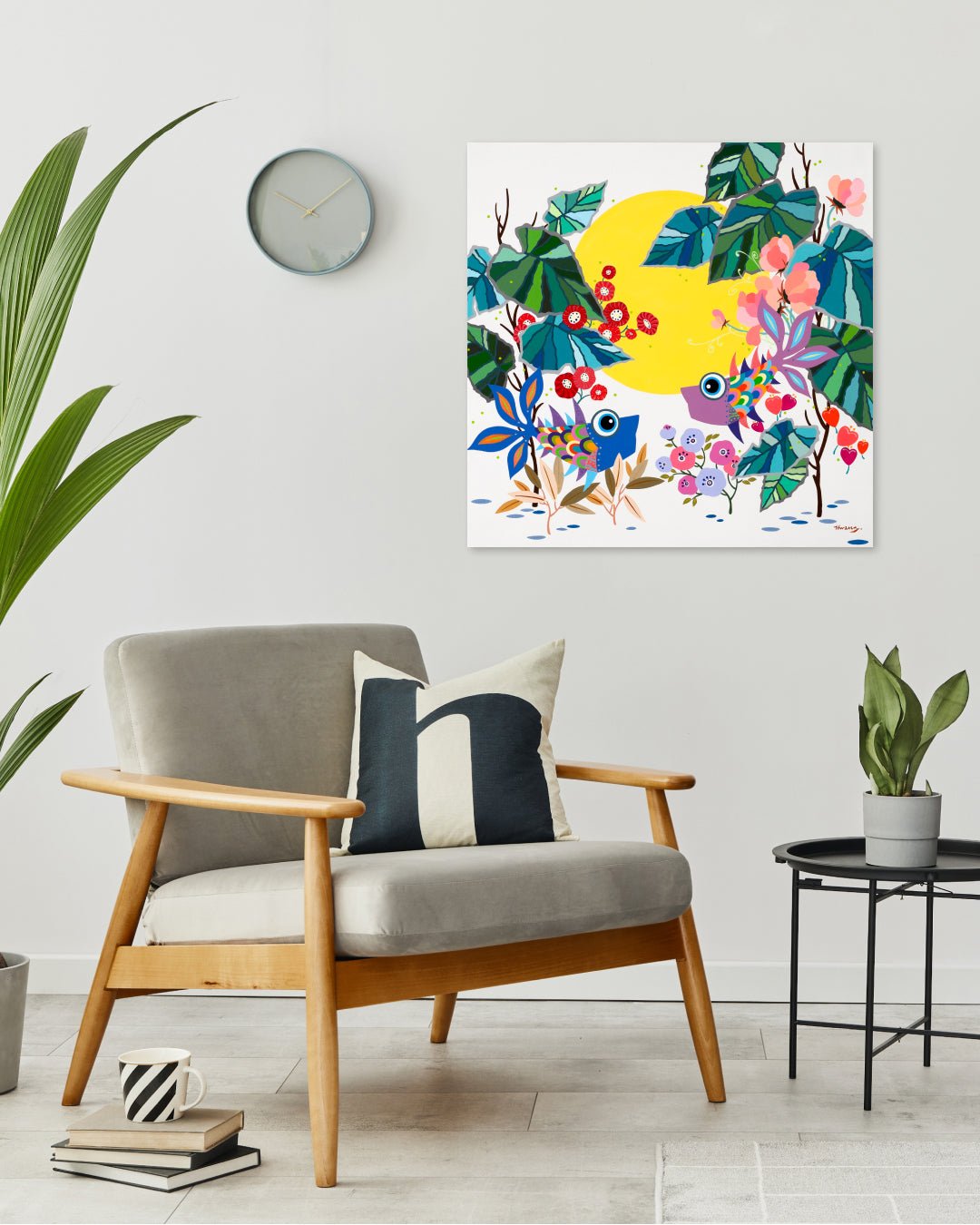 korean art, Whispers of love - DOKHBI ARTWORKS Hwang Jeong Hee Painting