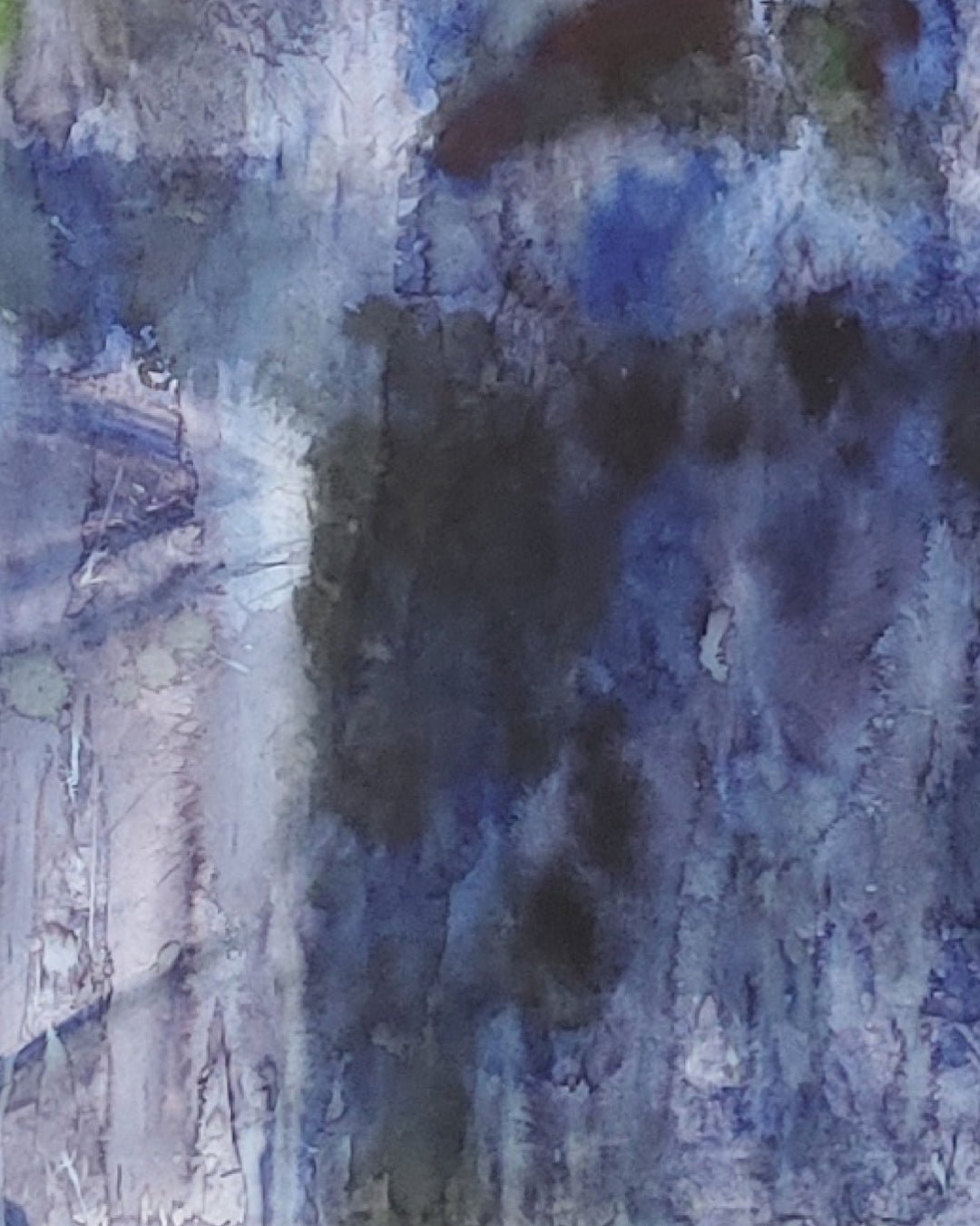 korean art, Why is the woman standing before death so calm - DOKHBI ARTWORKS KIM JEONG YONG Painting ARTWORKS dokkaebi dokebi k - art Why is the woman standing before death so calm surface detail - ink on canvas by KIM JEONG YONG, Korean fine art 2021 DOKHBI