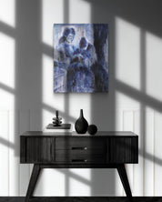 korean art, Why is the woman standing before death so calm - DOKHBI ARTWORKS KIM JEONG YONG Painting ARTWORKS dokkaebi dokebi k - art Korean contemporary ink painting Why is the woman standing before death so calm by KIM JEONG YONG, interior wall art decor DOKHBI