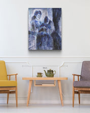 korean art, Why is the woman standing before death so calm - DOKHBI ARTWORKS KIM JEONG YONG Painting