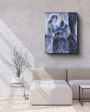 korean art, Why is the woman standing before death so calm - DOKHBI ARTWORKS KIM JEONG YONG Painting