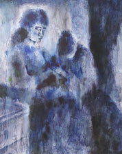 korean art, Why is the woman standing before death so calm - DOKHBI ARTWORKS KIM JEONG YONG Painting