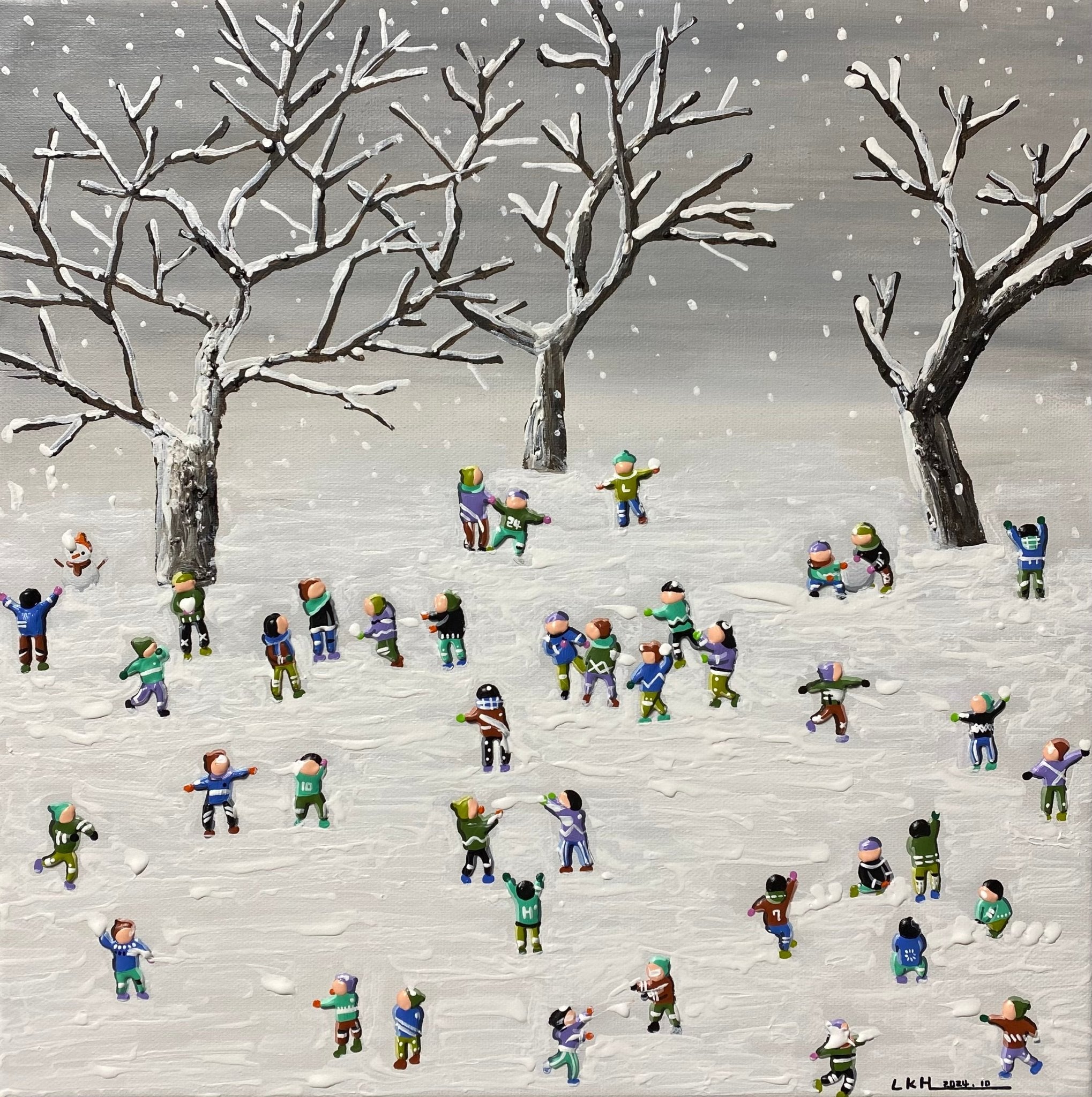 korean art, Winter - DOKHBI $1000 ARTWORKS Lee Kyoung Hyun