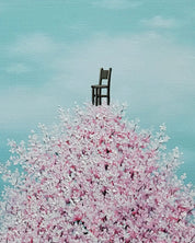 korean art, Wooden Chair - DOKHBI $1000 ARTWORKS Min Yul ARTWORKS dokkaebi dokebi k - art Wooden Chair close - up detail, brushwork texture by Korean artist Min Yul DOKHBI