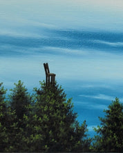 korean art, Wooden Chair - DOKHBI $1000 ARTWORKS Min Yul ARTWORKS dokkaebi dokebi k - art Wooden Chair close - up detail, brushwork texture by Korean artist Min Yul DOKHBI