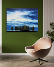 korean art, Wooden Chair - DOKHBI ARTWORKS Min Yul Painting ARTWORKS dokkaebi dokebi k - art Korean contemporary landscape painting Wooden Chair by Min Yul, interior wall art decor DOKHBI
