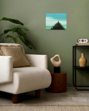 korean art, Wooden Chair - DOKHBI $1000 ARTWORKS Min Yul ARTWORKS dokkaebi dokebi k - art Korean contemporary landscape painting Wooden Chair by Min Yul, interior wall art decor DOKHBI