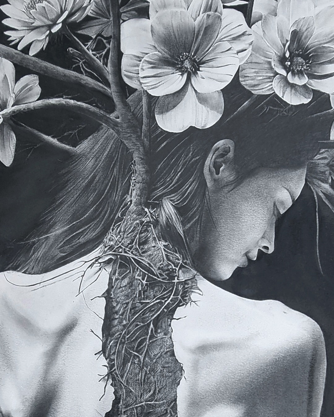 korean art, Wounds in Bloom - DOKHBI ARTWORKS Hyun Woo Lee PaintingARTWORKS