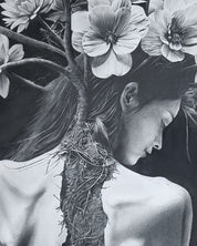 korean art, Wounds in Bloom - DOKHBI ARTWORKS Hyun Woo Lee PaintingARTWORKS