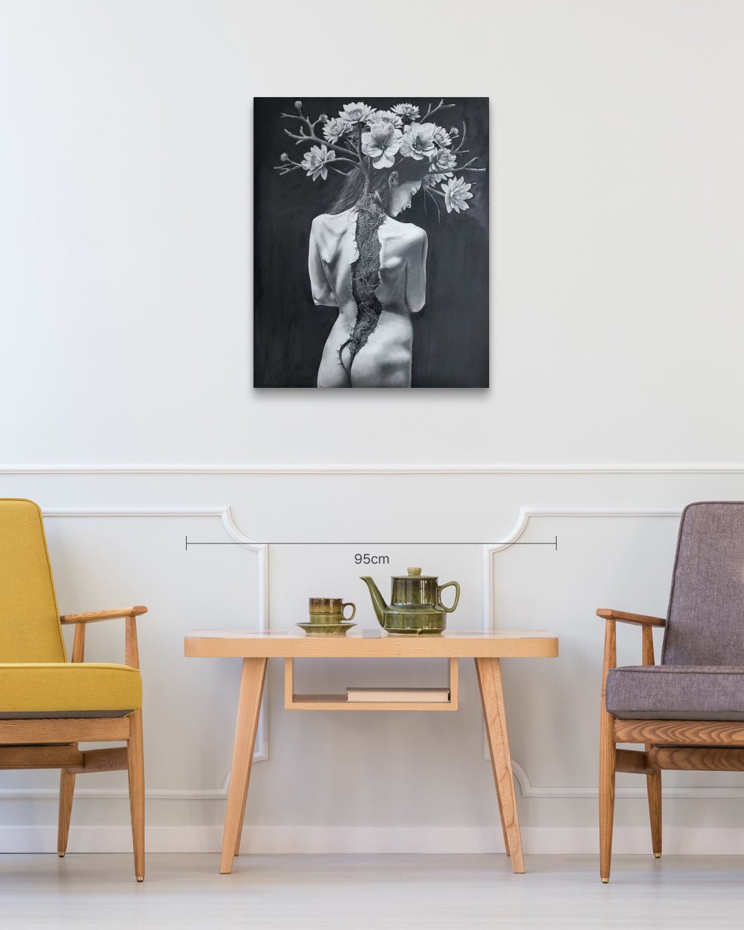 korean art, Wounds in Bloom - DOKHBI ARTWORKS Hyun Woo Lee PaintingARTWORKS