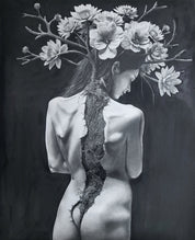 korean art, Wounds in Bloom - DOKHBI ARTWORKS Hyun Woo Lee PaintingARTWORKS